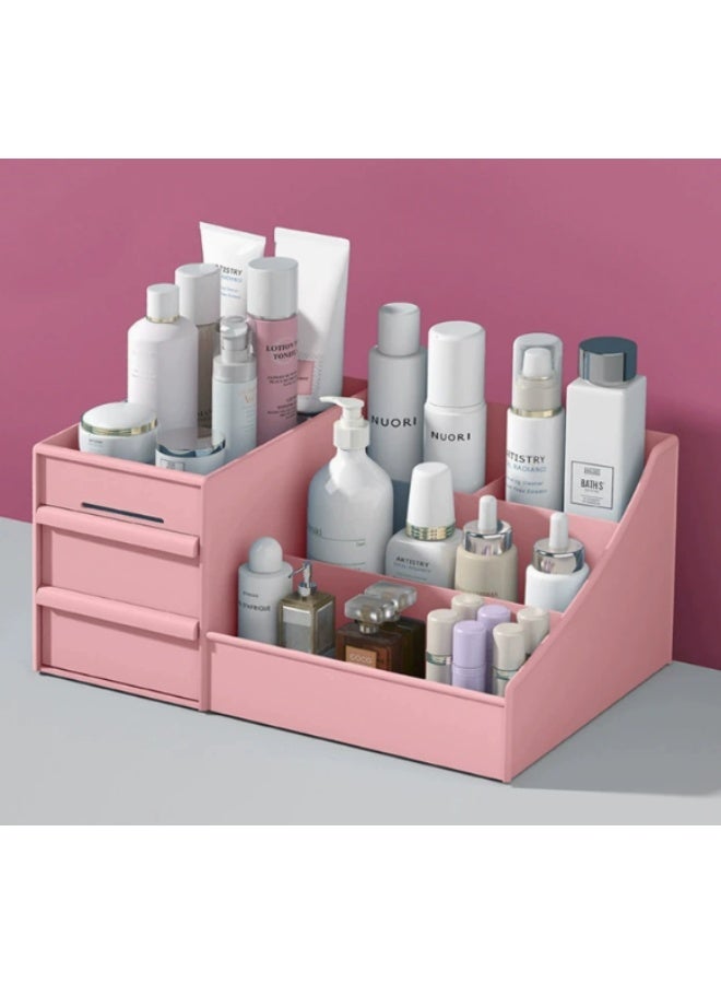 Arabest Makeup Desk Cosmetic Organizer With Drawers - Image 1